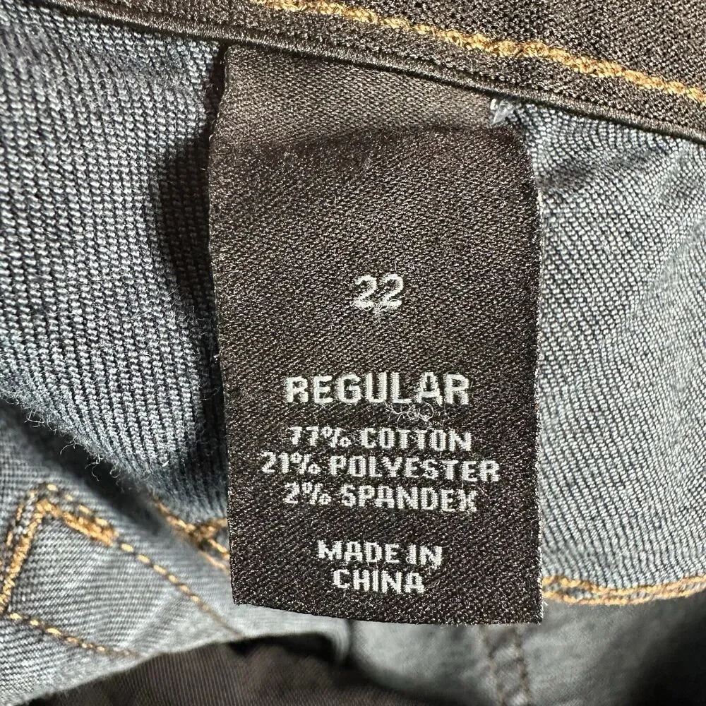 Lane Bryant High Rise Straight Leg Womens Size 22 Blue Jeans Denim Pants 39x32 - Picture 10 of 12